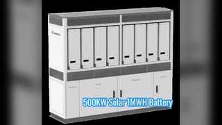 500KW Solar Power System 1MWH Battery